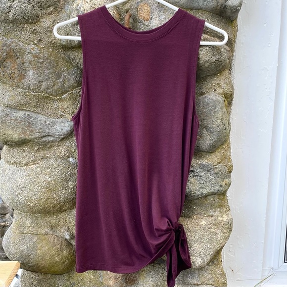 Athleta Cloudlight Asymmetrical Side-Tie Tank Top - Small - Picture 2 of 4